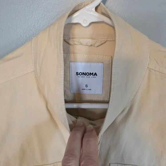 NWT Sonoma Goods For Life® Patch Pocket Utility Jacket - Picture 6 of 7